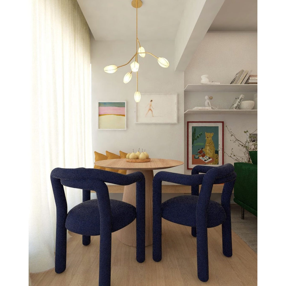 Evvinora Lustre en Métal et Tissu Style Industriel Vintage - Neutralighting