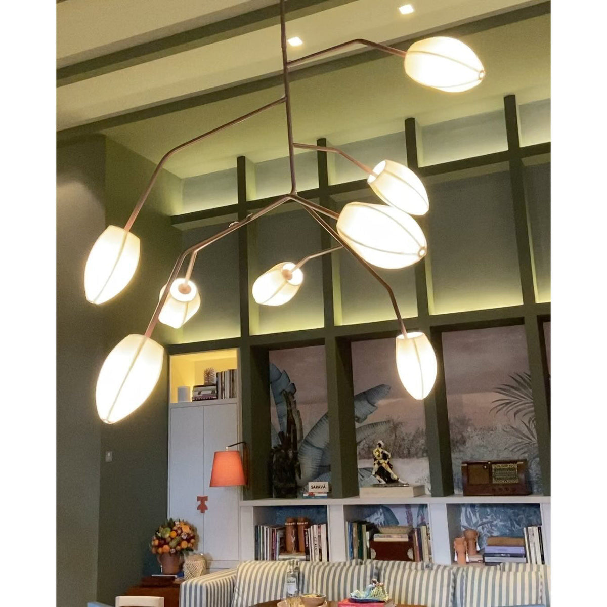 Evvinora Lustre en Métal et Tissu Style Industriel Vintage - Neutralighting
