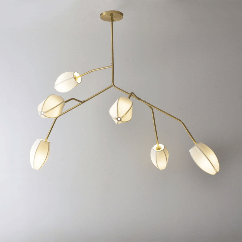 Evvinora Lustre en Métal et Tissu Style Industriel Vintage - Neutralighting