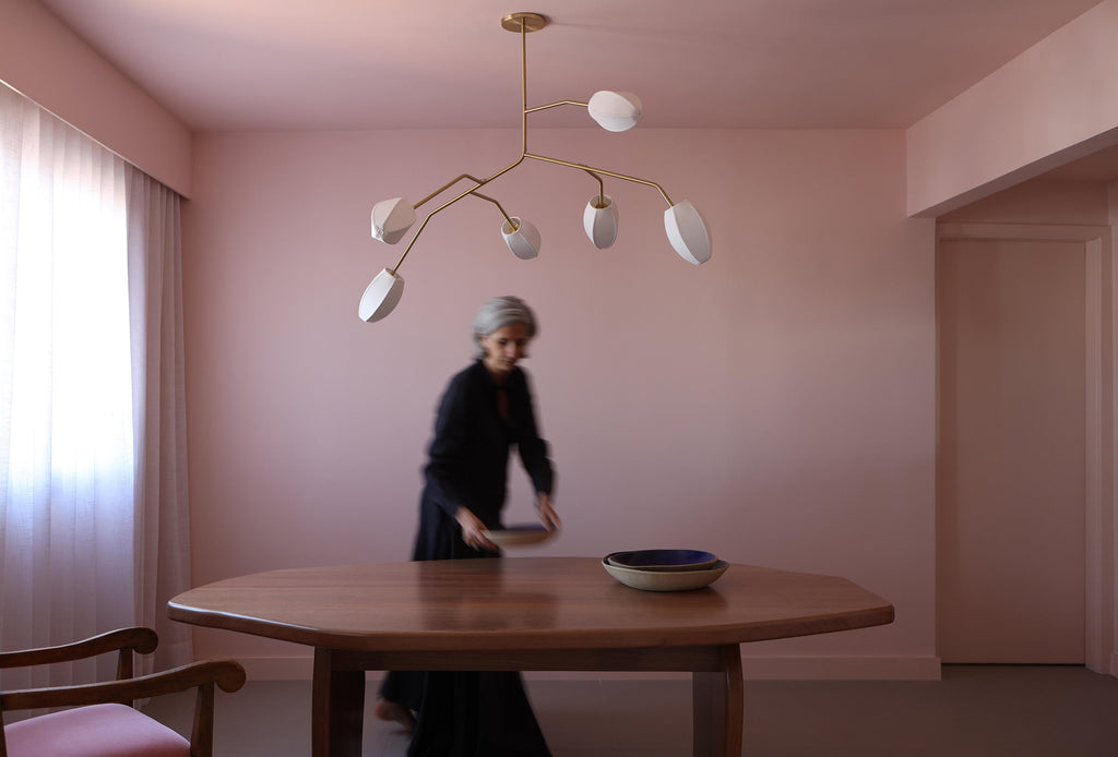 Evvinora Lustre en Métal et Tissu Style Industriel Vintage - Neutralighting