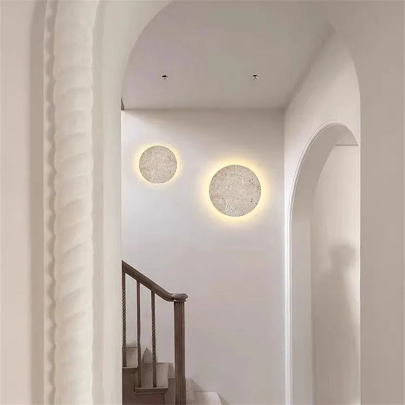 Applique murale en pierre pour décoration intérieure artistique Lucien Estampe - Matière Naturelle & Esprit Serein