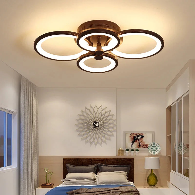 Plafonnier led moderne à intensité variable pour intérieur Évrard Arabella - Une Note Actuelle dans le Décor