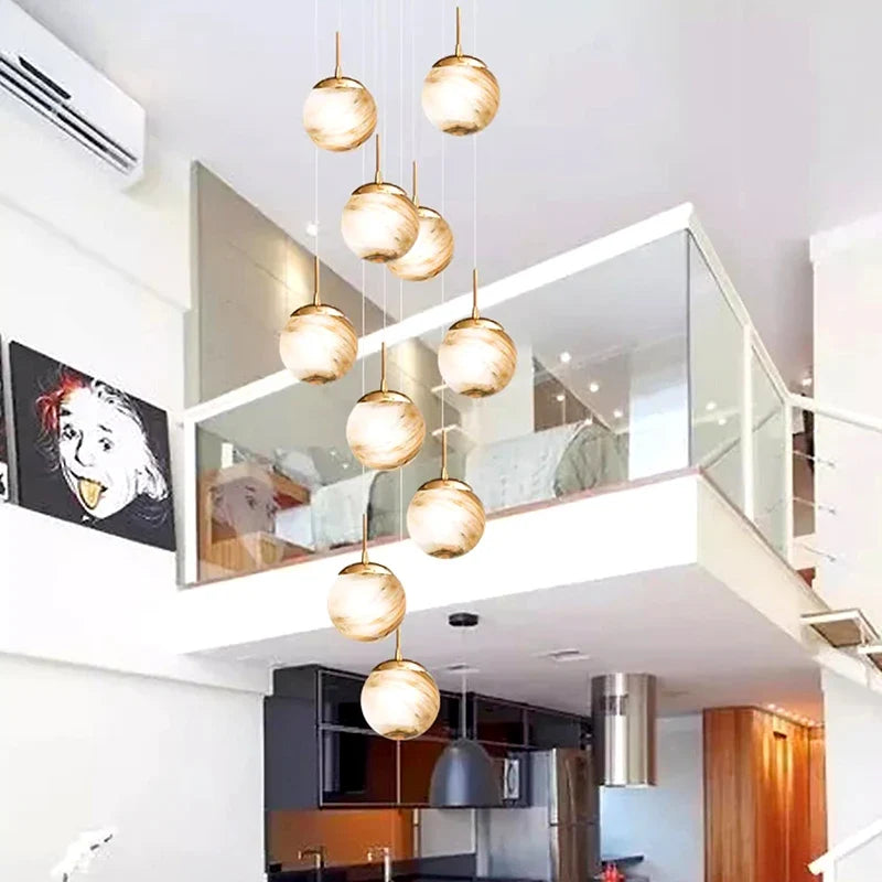 Plafonnier — D'escalier moderne éclairage intérieur plafonnier pour salon éclairage intérieur