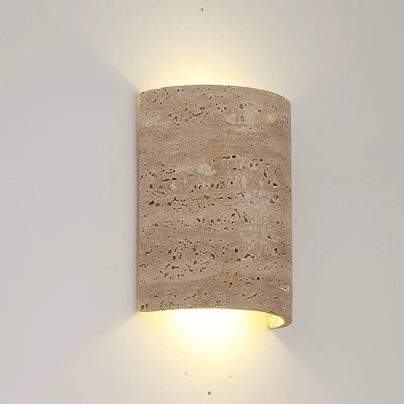 Applique murale — Vintage en pierre naturelle étanche pour intérieur et extérieur