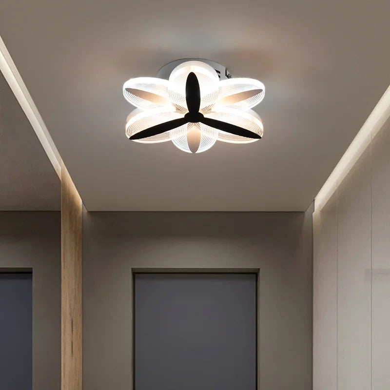 Plafonnier led moderne en acrylique pour décoration intérieure Ninon Confluence - Une Note Actuelle dans le Décor