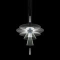 Lustre — De luxe sandyha LED en métal lampe suspendue décorative