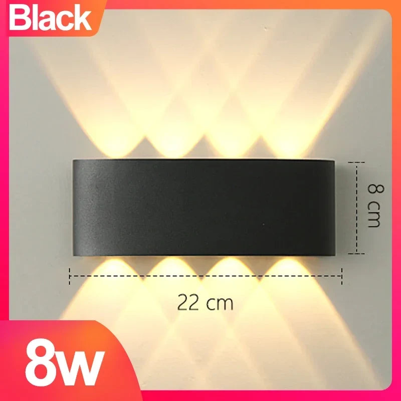 Applique murale — LED extérieur étanche aluminium haut bas zbw0010