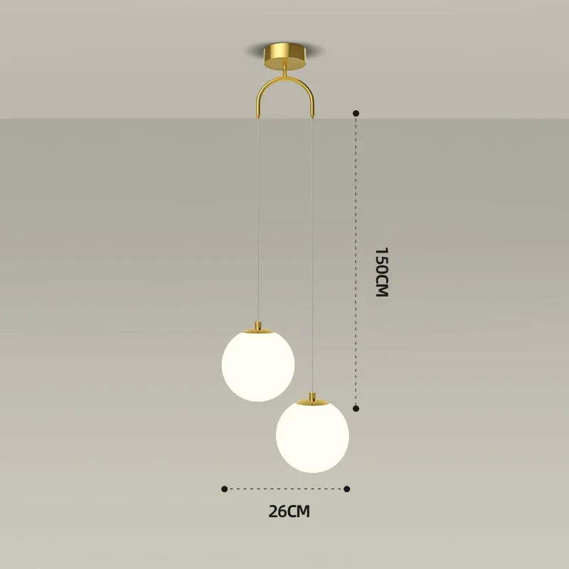 Lampe à poser — Suspendue nordique pour décoration intérieure