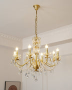 Lustre Chandelier en Cristal Perles Suspendues - Neutralighting