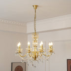 Lustre Chandelier en Cristal Perles Suspendues - Neutralighting
