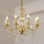 Lustre Chandelier en Cristal Perles Suspendues - Neutralighting