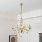Lustre Chandelier en Cristal Perles Suspendues - Neutralighting