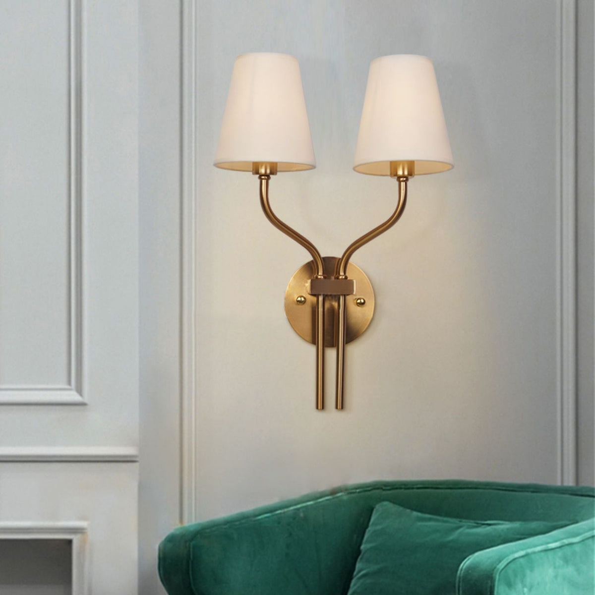 Ulcaran Applique Murale en Métal et Tissu Style Industriel Vintage - Neutralighting