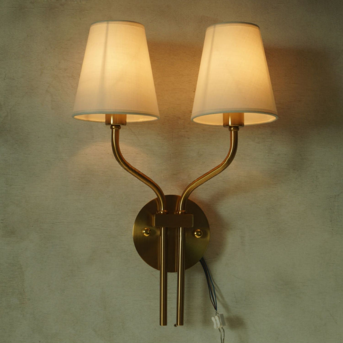 Ulcaran Applique Murale en Métal et Tissu Style Industriel Vintage - Neutralighting