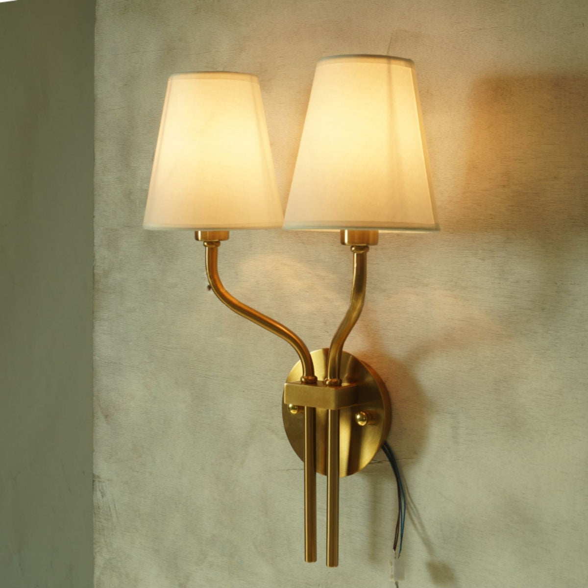 Ulcaran Applique Murale en Métal et Tissu Style Industriel Vintage - Neutralighting