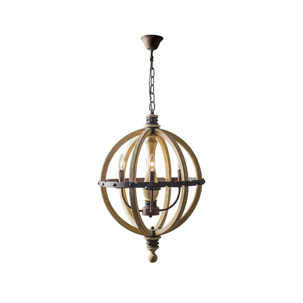 Ozorel Suspension Métallique et Bois Style Industriel Vintage - Neutralighting