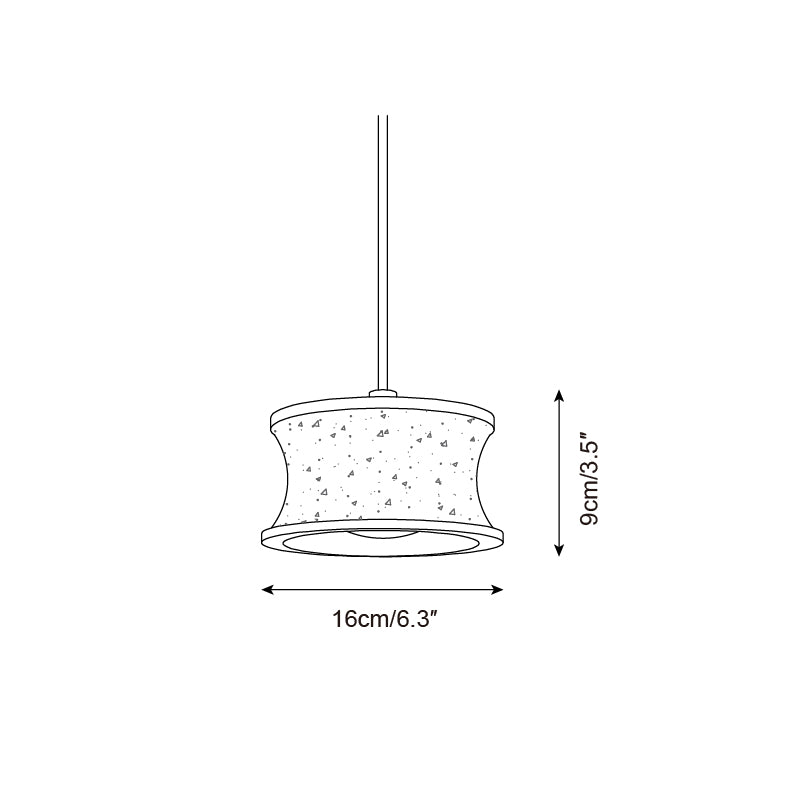 Ritta Lampe Pendante Travertin Sculptural - Neutralighting