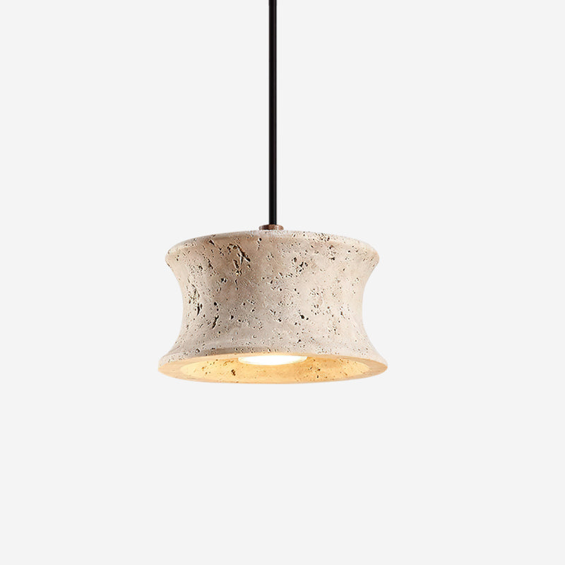 Ritta Lampe Pendante Travertin Sculptural - Neutralighting