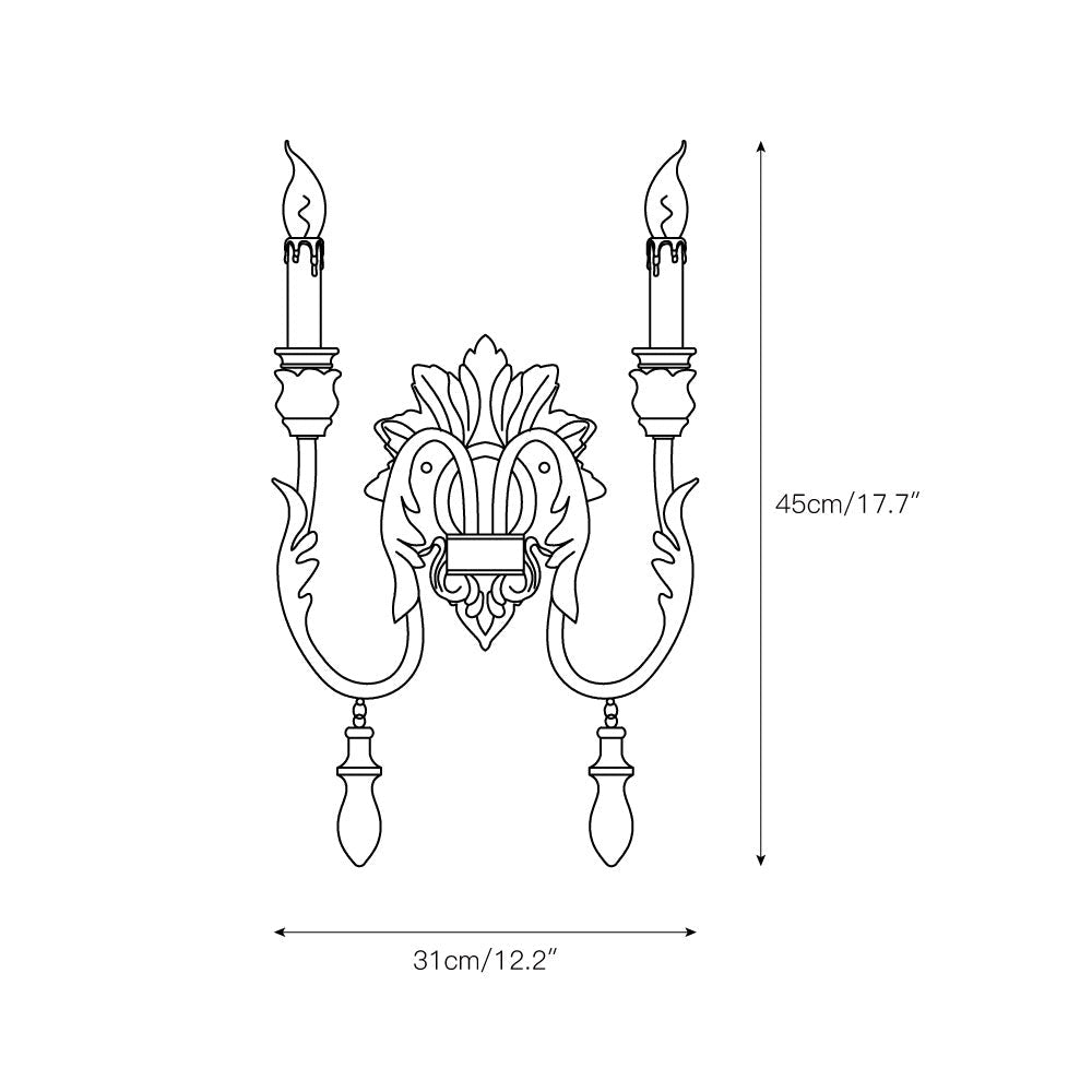 Idoraris Applique Murale Métallique Industrielle Vintage - Neutralighting