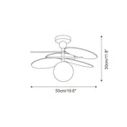 Eldo Lampe Plafond à Lames en Bois - Neutralighting