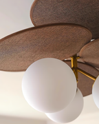 Eldo Lampe Plafond à Lames en Bois - Neutralighting
