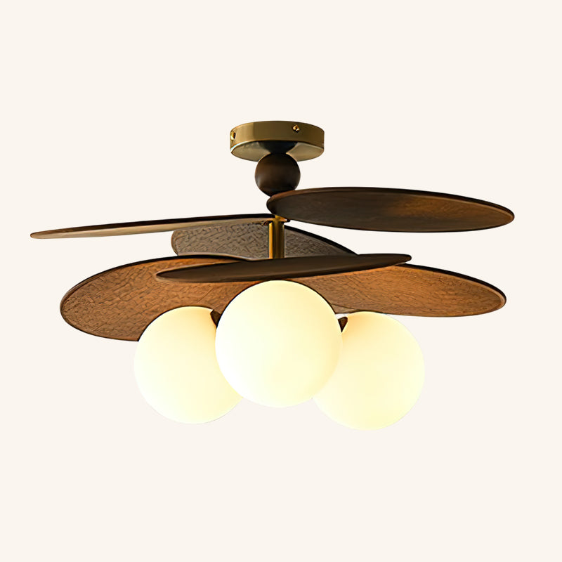 Eldo Lampe Plafond à Lames en Bois - Neutralighting