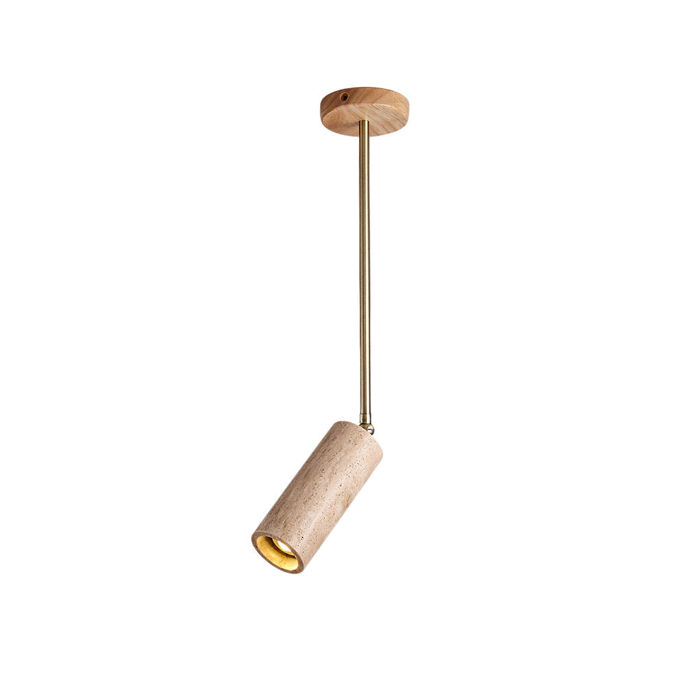 Syraeia Lampe de Plafond en Bois et Travertin Moderne Minimaliste - Neutralighting