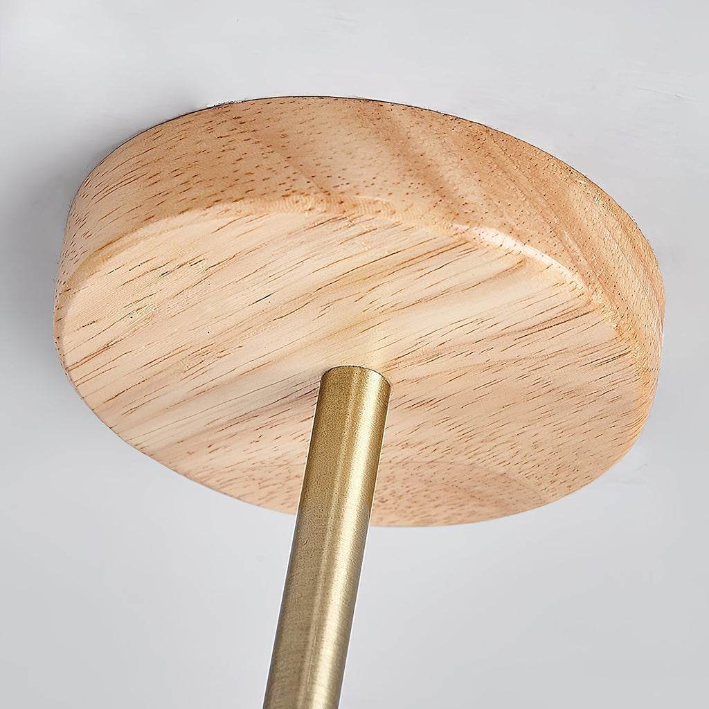 Syraeia Lampe de Plafond en Bois et Travertin Moderne Minimaliste - Neutralighting
