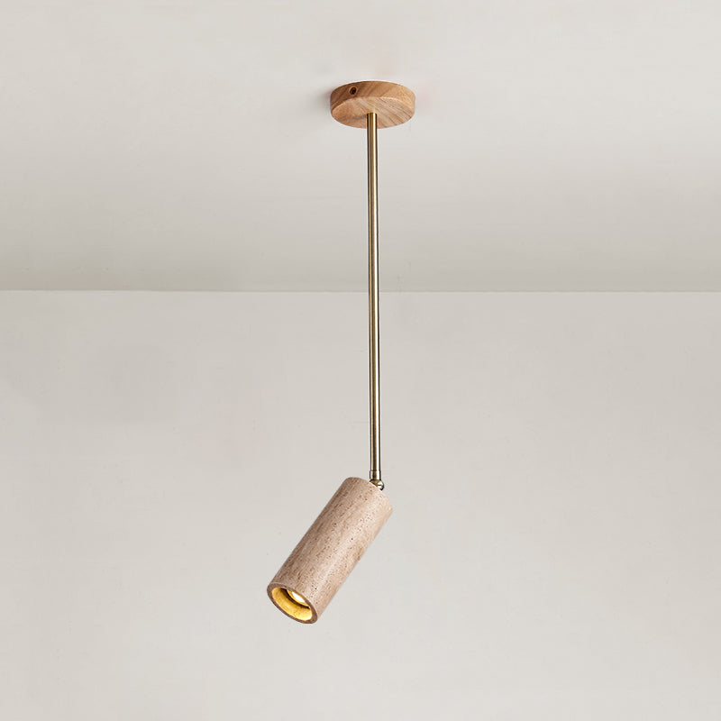 Syraeia Lampe de Plafond en Bois et Travertin Moderne Minimaliste - Neutralighting