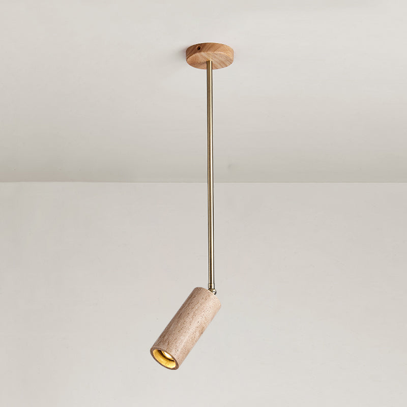 Syraeia Lampe de Plafond en Bois et Travertin Moderne Minimaliste - Neutralighting