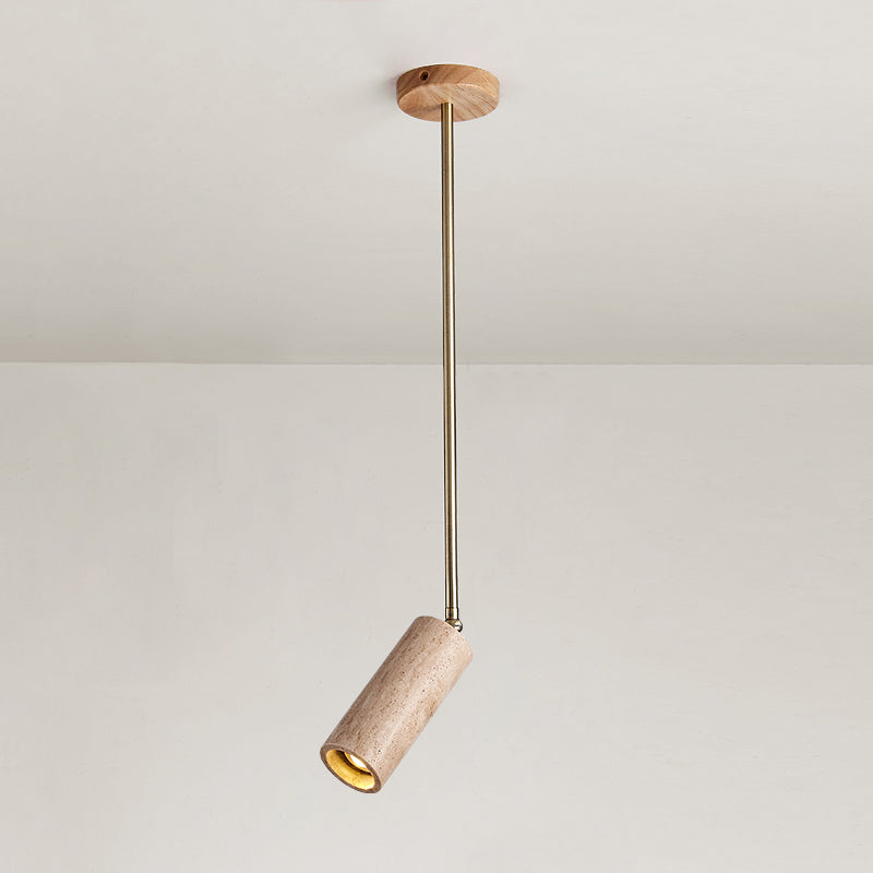 Syraeia Lampe de Plafond en Bois et Travertin Moderne Minimaliste - Neutralighting