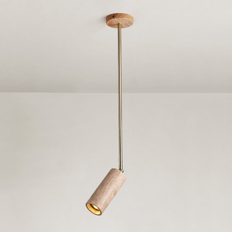 Syraeia Lampe de Plafond en Bois et Travertin Moderne Minimaliste - Neutralighting