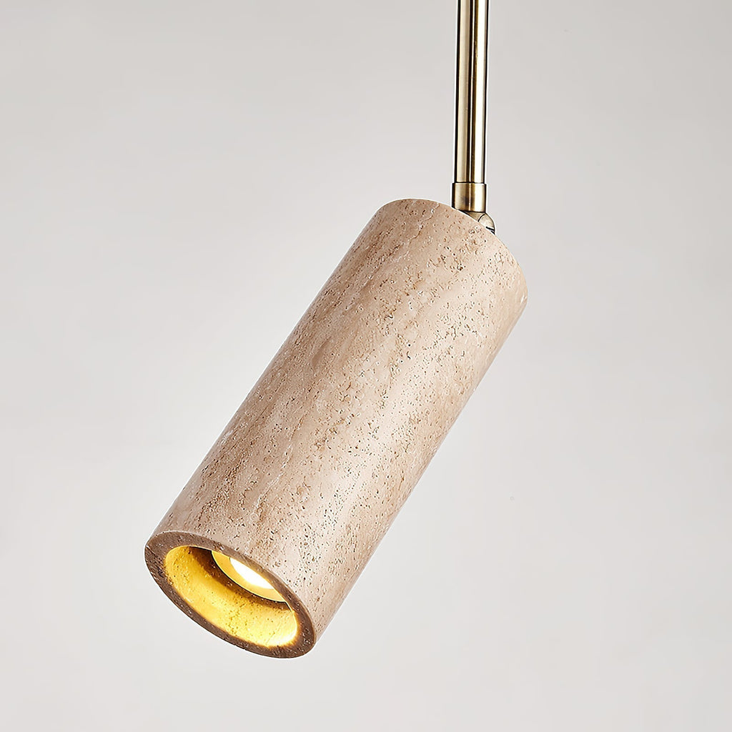 Syraeia Lampe de Plafond en Bois et Travertin Moderne Minimaliste - Neutralighting
