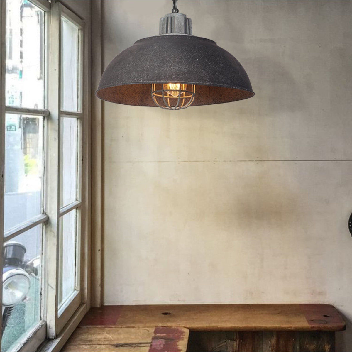 Mydorila Suspension Métallique Industrielle Vintage - Neutralighting