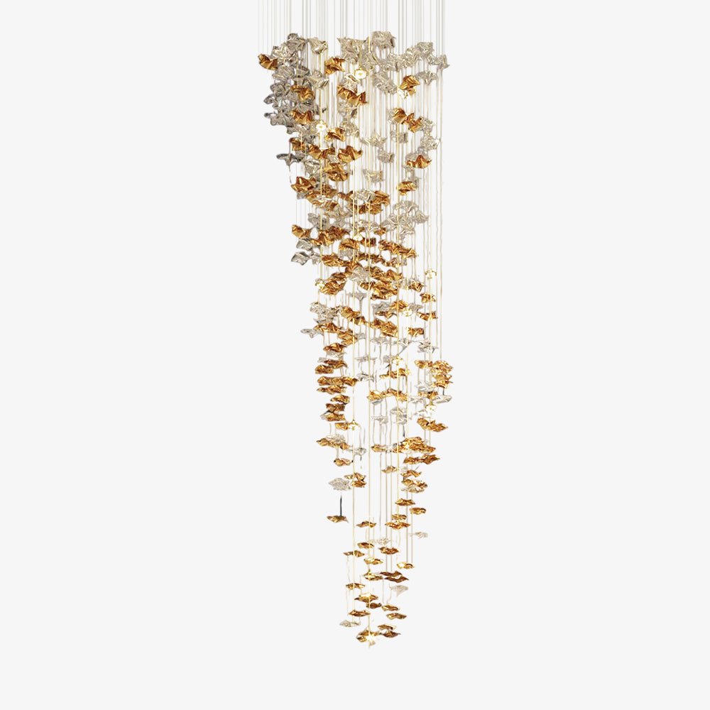 Cezorisra Chandelier Linéaire en Laiton de Luxe - Neutralighting