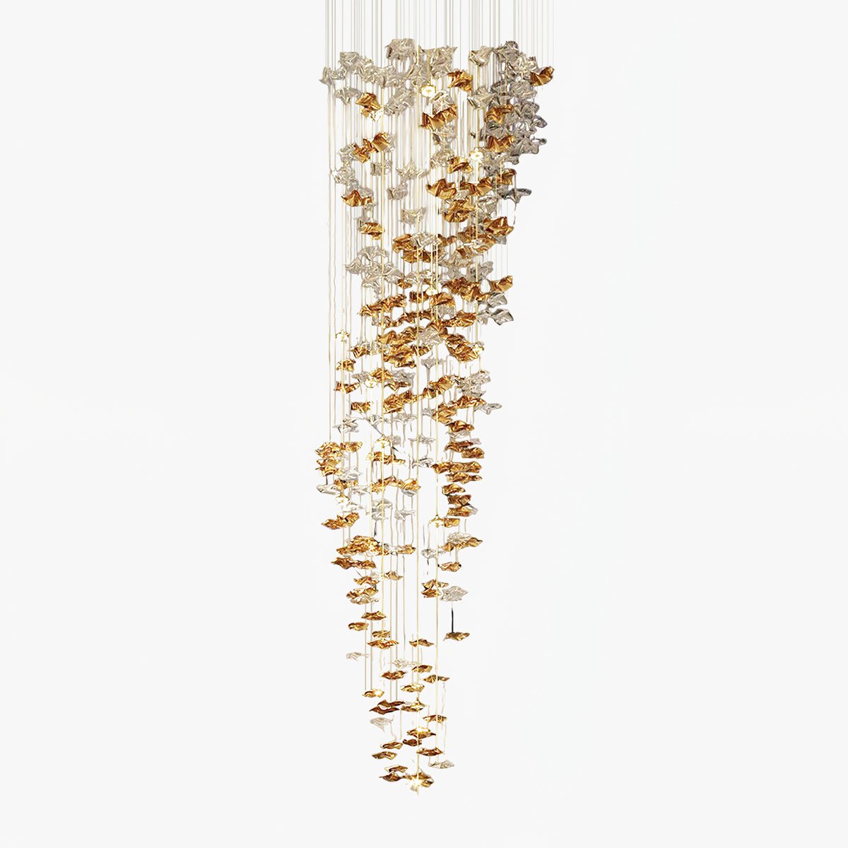Cezorisra Chandelier Linéaire en Laiton de Luxe - Neutralighting