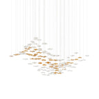 Nephele Chandelier Feuille en Cristal - Neutralighting