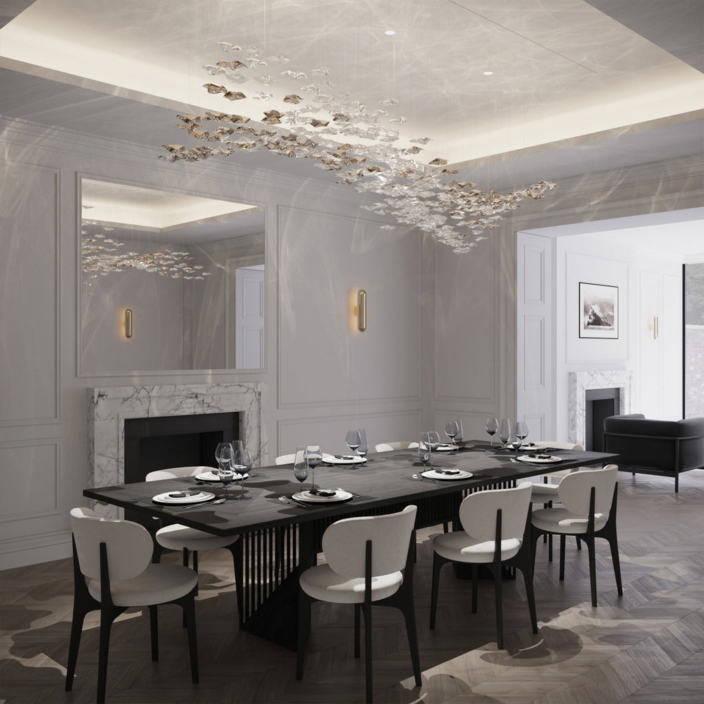 Cezorisra Chandelier Linéaire en Laiton de Luxe - Neutralighting