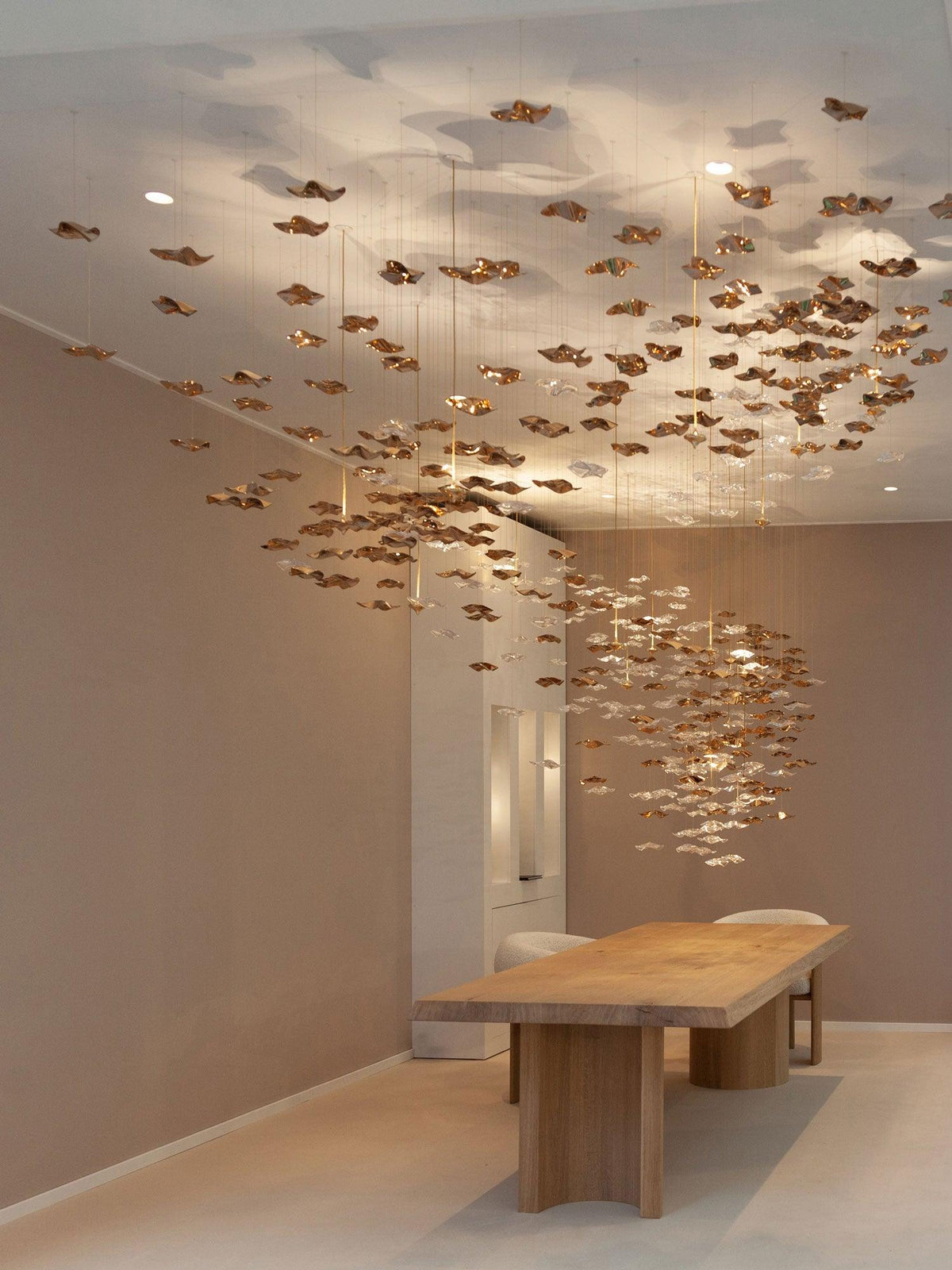 Cezorisra Chandelier Linéaire en Laiton de Luxe - Neutralighting