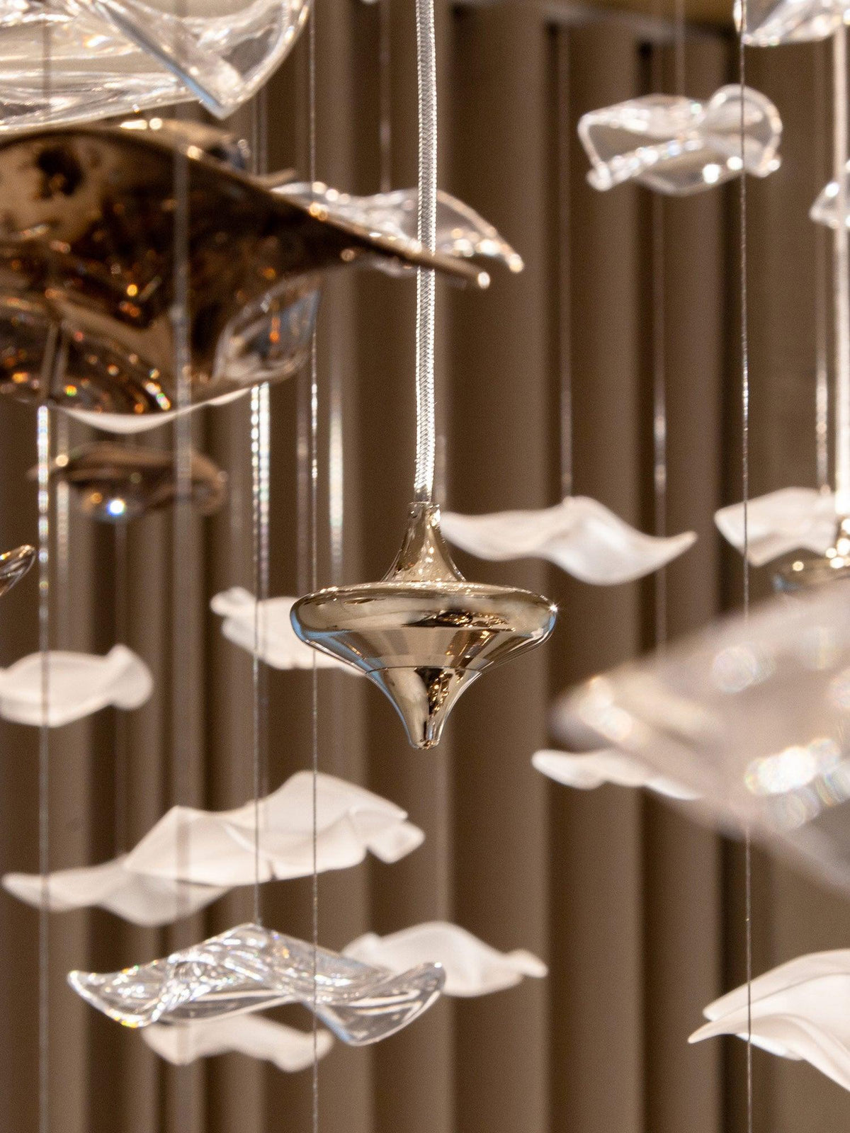 Cezorisra Chandelier Linéaire en Laiton de Luxe - Neutralighting