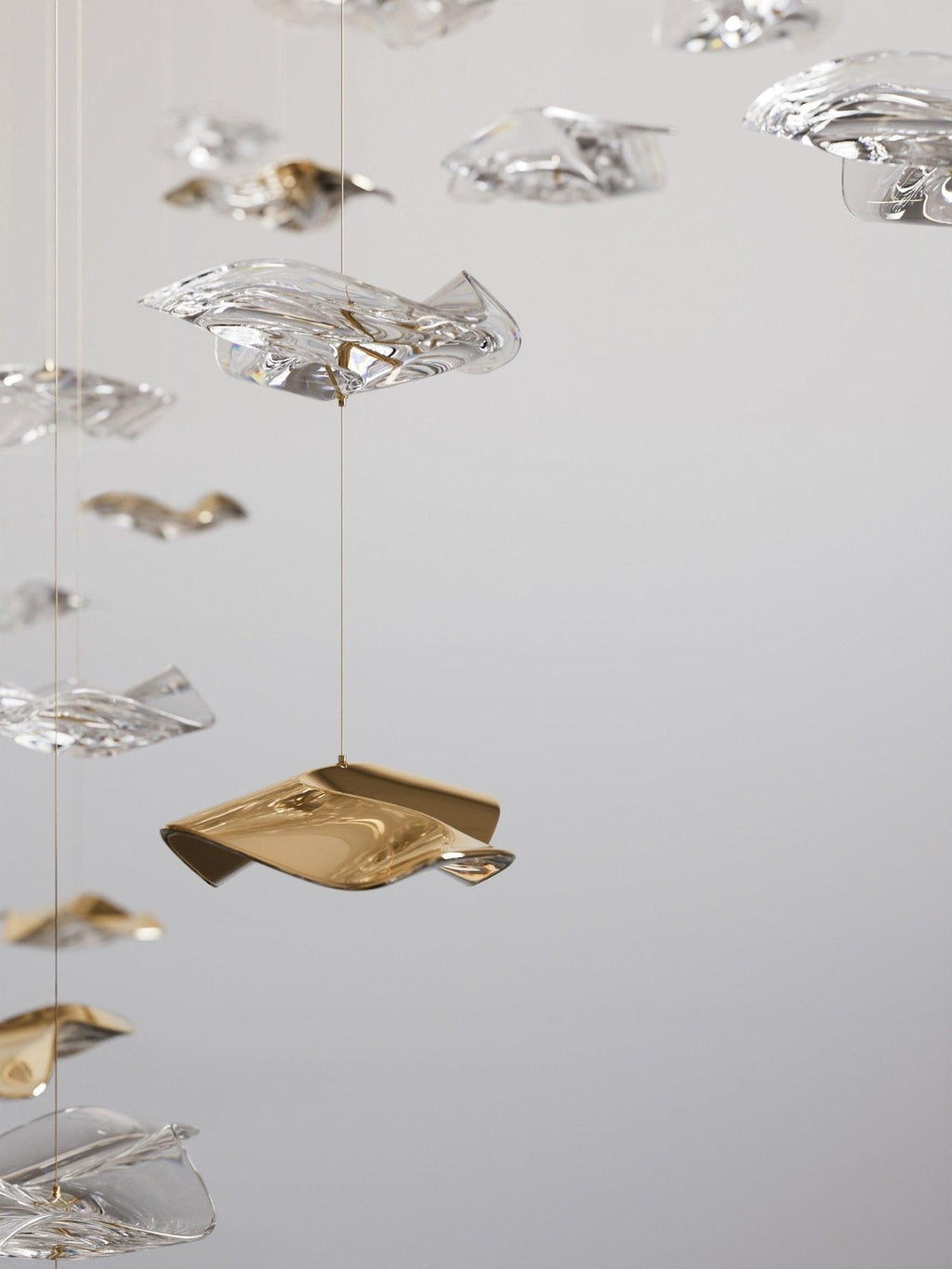 Cezorisra Chandelier Linéaire en Laiton de Luxe - Neutralighting