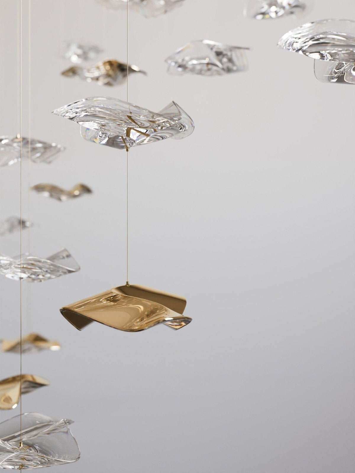 Cezorisra Chandelier Linéaire en Laiton de Luxe - Neutralighting