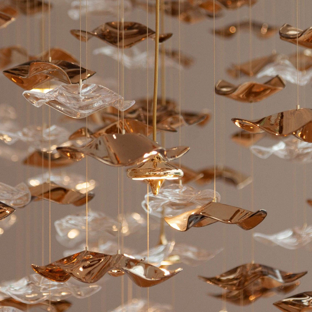Cezorisra Chandelier Linéaire en Laiton de Luxe - Neutralighting