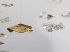 Nephele Chandelier Feuille en Cristal - Neutralighting