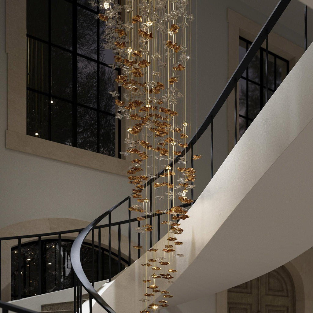 Cezorisra Chandelier Linéaire en Laiton de Luxe - Neutralighting