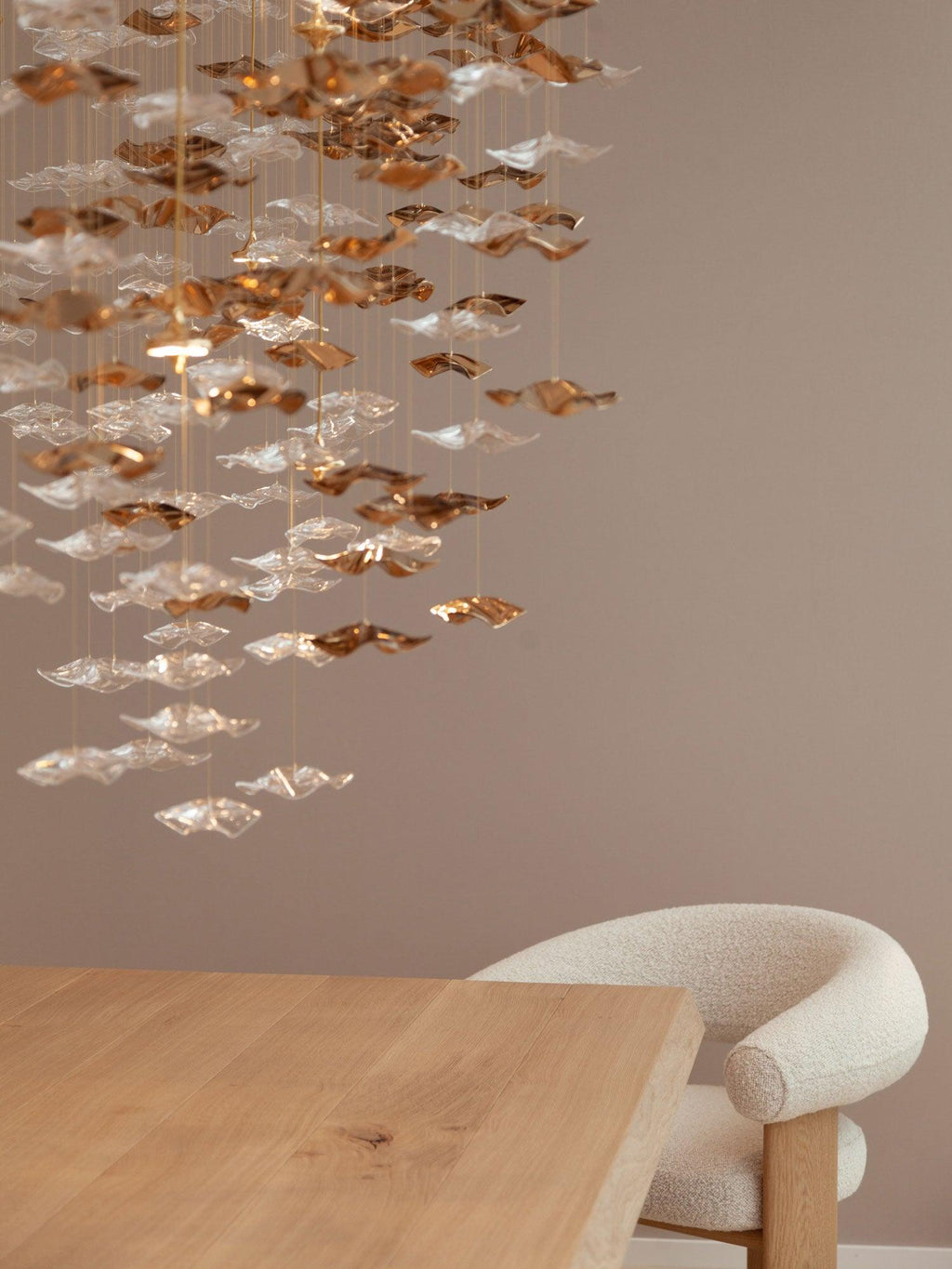 Vecarisra Suspension Lampes Art Verre Tidal Luxe - Neutralighting