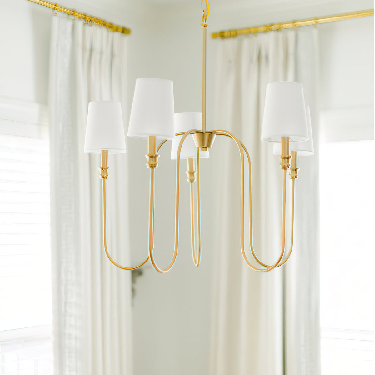Evraeel Lustre en Métal et Tissu Moderne Minimaliste - Neutralighting