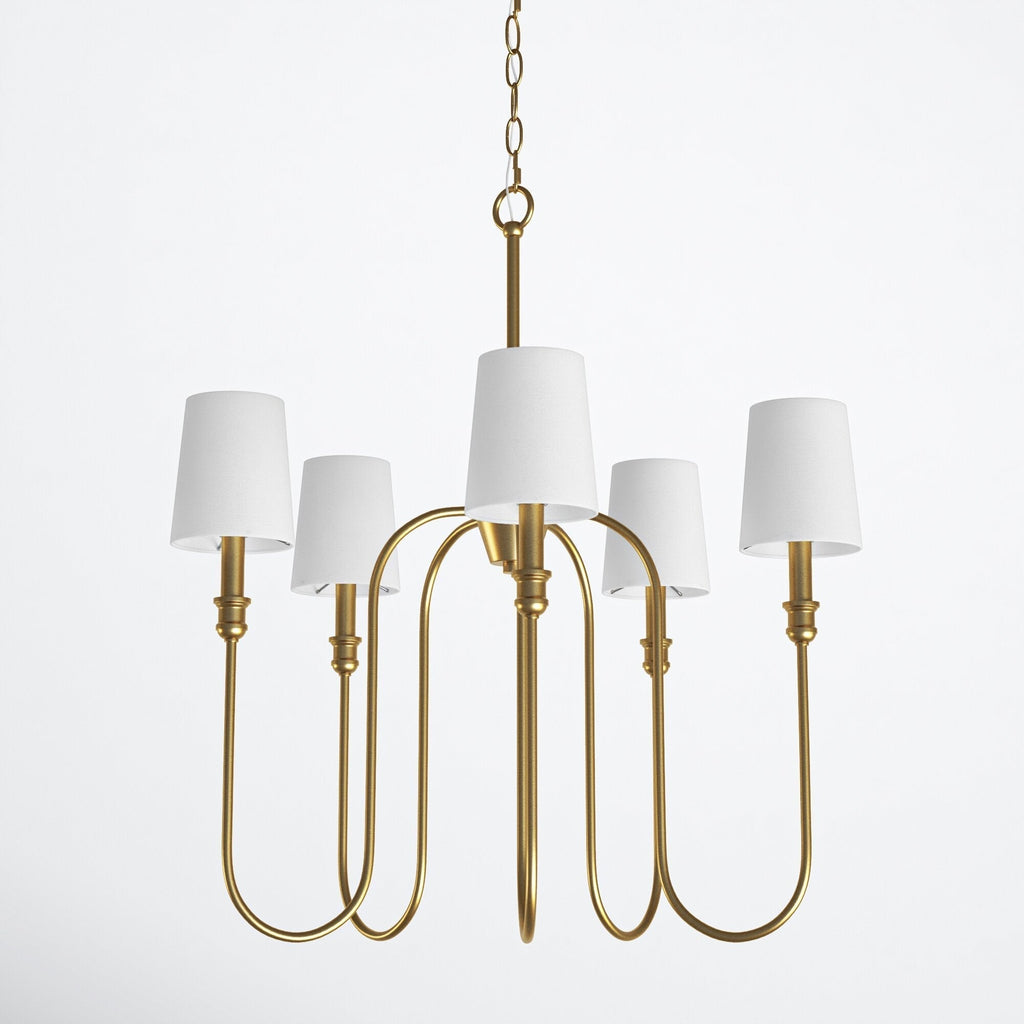 Evraeel Lustre en Métal et Tissu Moderne Minimaliste - Neutralighting
