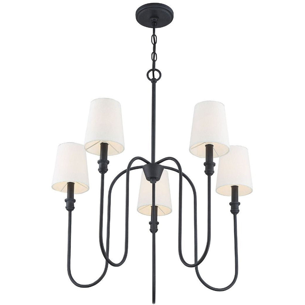 Evraeel Lustre en Métal et Tissu Moderne Minimaliste - Neutralighting