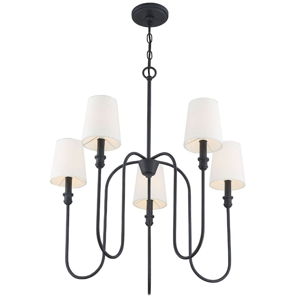 Evraeel Lustre en Métal et Tissu Moderne Minimaliste - Neutralighting